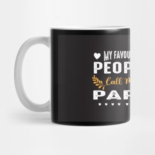 papa t shirt design Mug